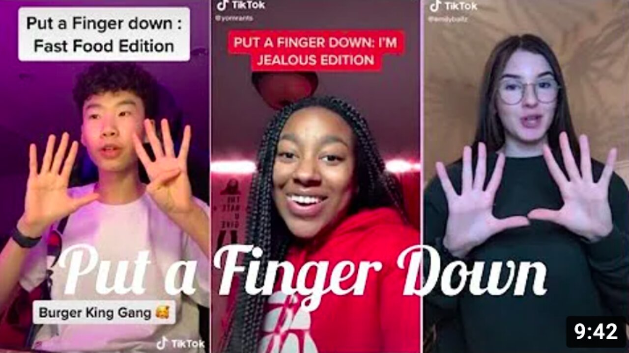 ✨PUT A FINGER DOWN CHALLENGE✨ TIKTOK COMPILATION #1