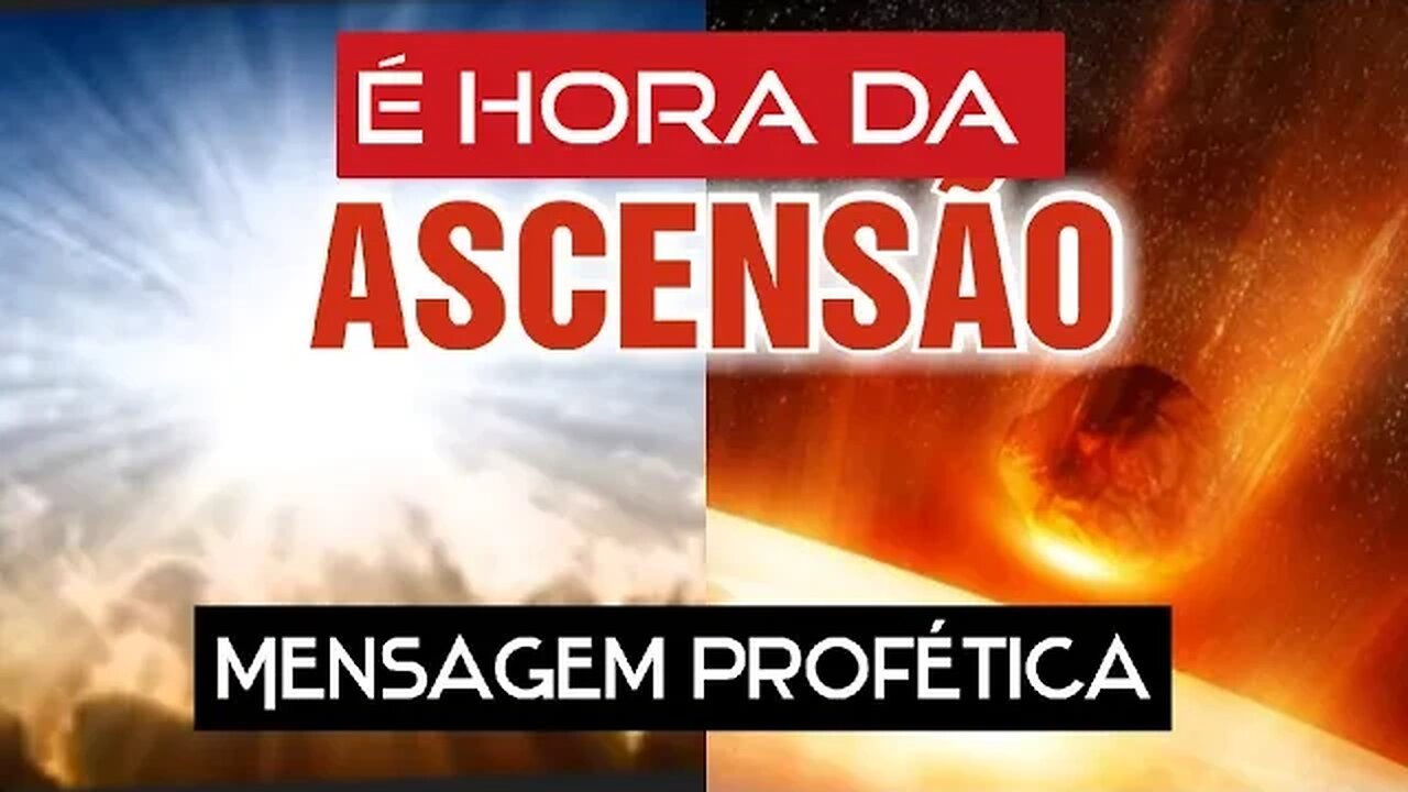 🔺️ ARREBATAMENTO E TRANSFORMAÇÃO - OUVI DEUS DIZER: "ASCENÇÃO!"