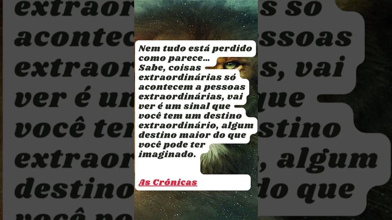 As Crônicas de Nárnia - Frases