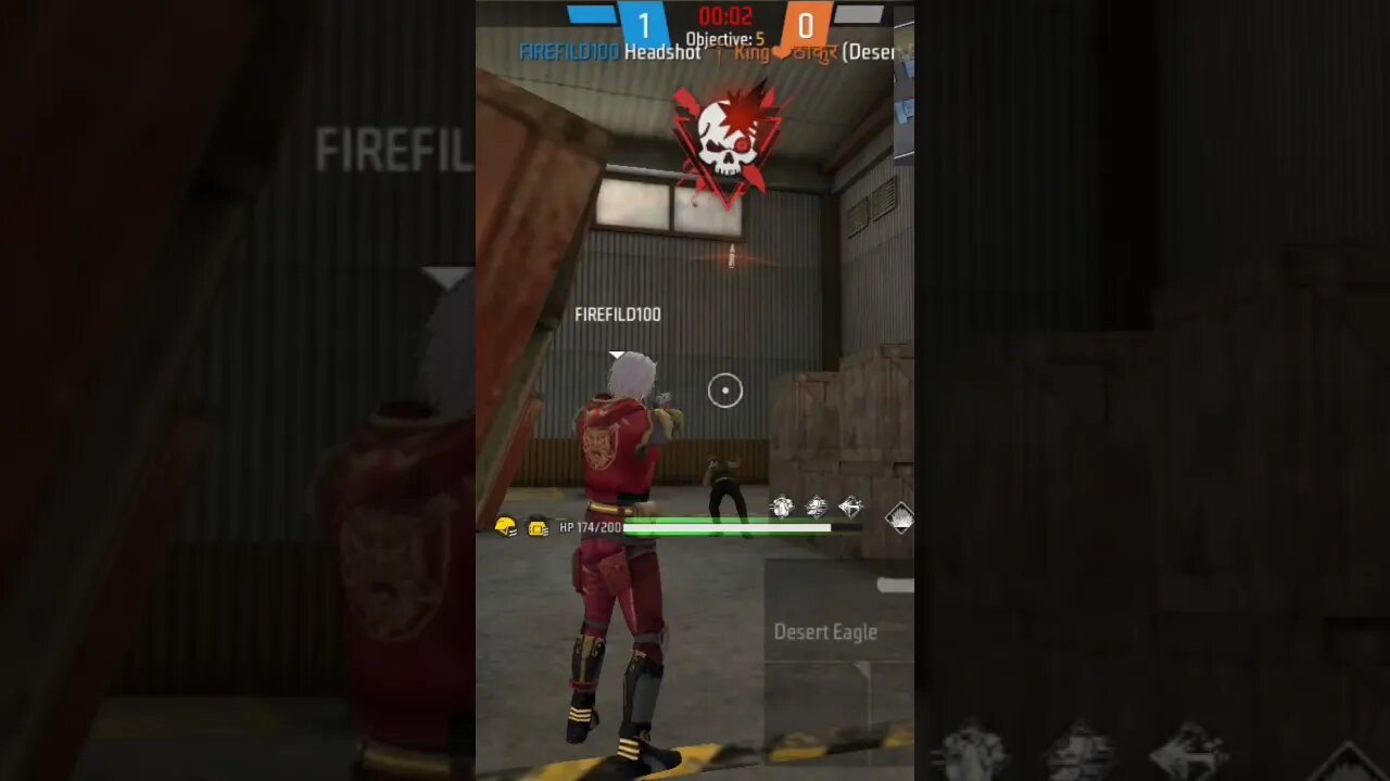 ডিজার্ড ইগল দিয়ে ৩১৬ দিলাম।#shorts #firefild100