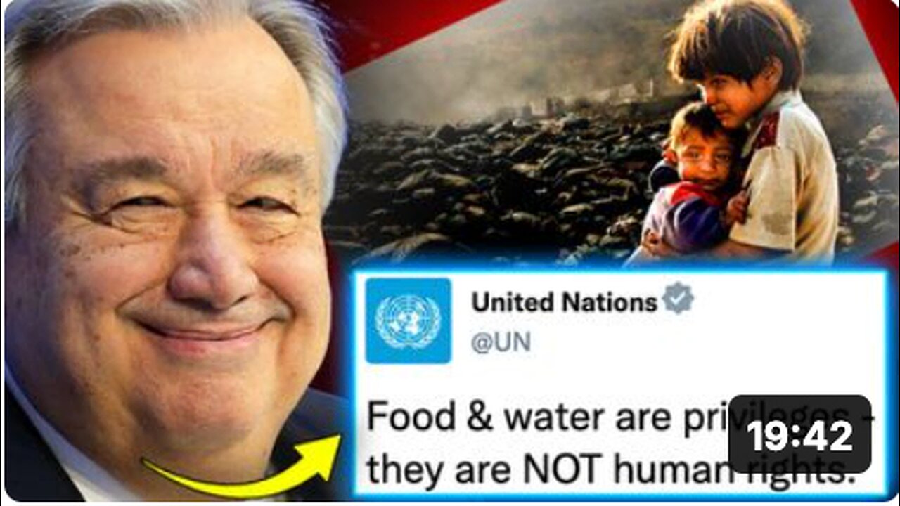 Leaked UN Footage Confirms Plans for Manufactured Global Famine in 2025