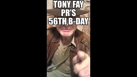 TONY FAY PR PROMO BY INDIANA JONES IMPERSONATOR MIKE GOLDBERG