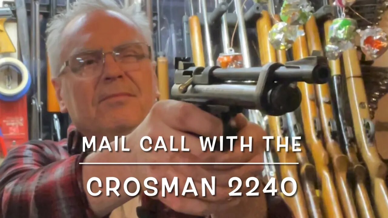 Mail call fresh from Crosman The iconic Crosman 2240 is officially in the remuda! A new rabbit hole!