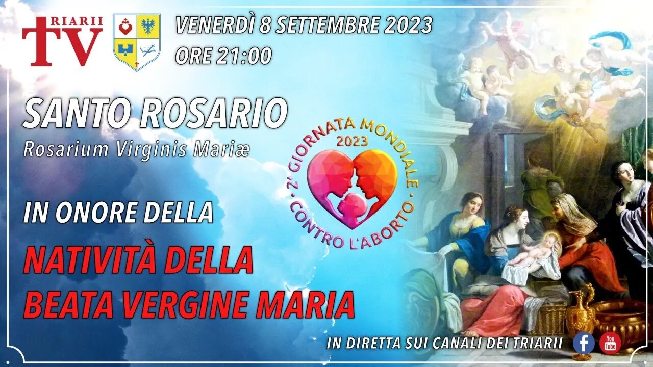 SANTO ROSARIO IN ONORE DELLA NATIVITÀ DELLA BEATA VERGINE MARIA