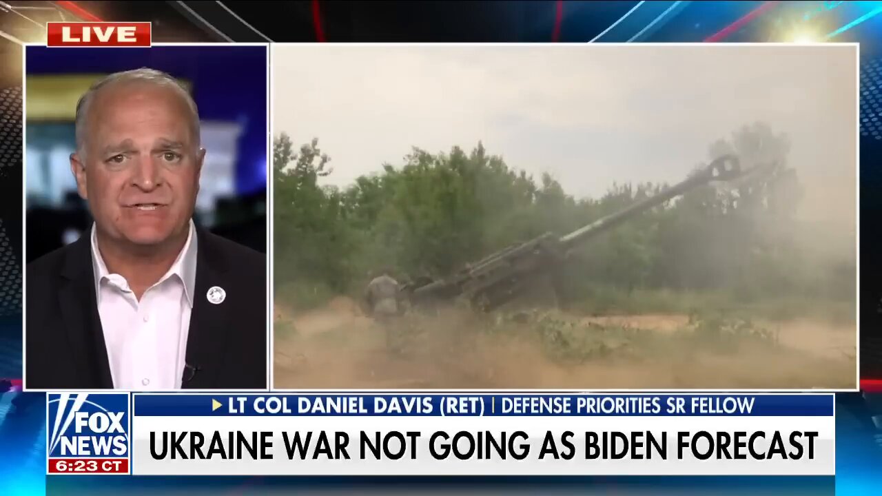 Russia has an "overwhelming" advantage in the war in Ukraine - Lt. Col. Daniel Davis on Fox News