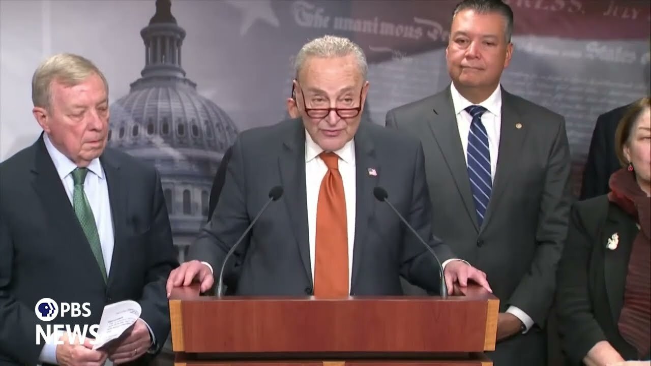 WATCH: Senate Democrats hold news conference after confirming 235th judge of Biden's presidency