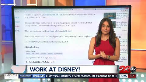 Disneyland hosting two job fairs in the next month