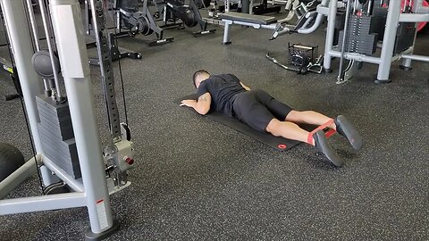 Prone Mini Band Hip Abductions