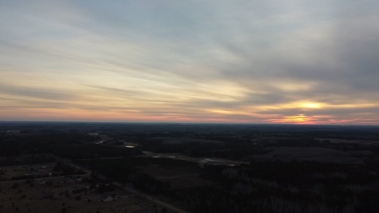 Northern Minnesota Fall Drone View