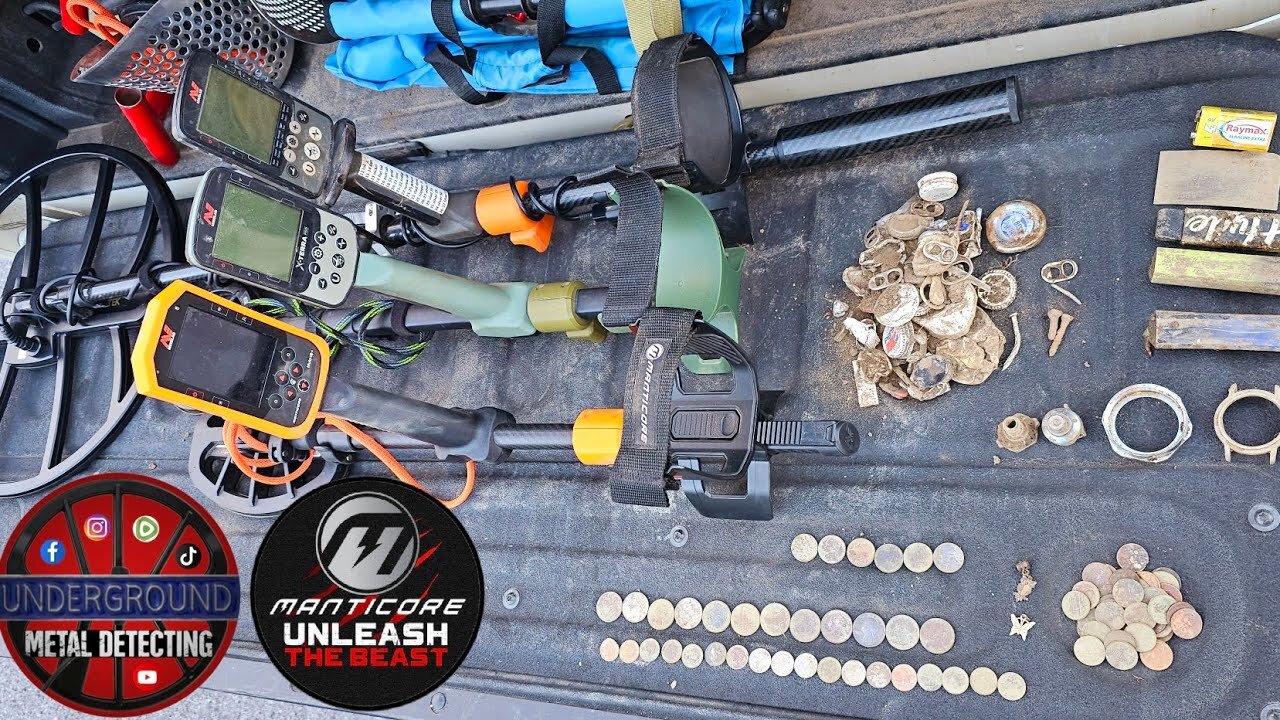 Minelab Manticore is finding a TON more targets at a park we've hunted out with the Equinox 800