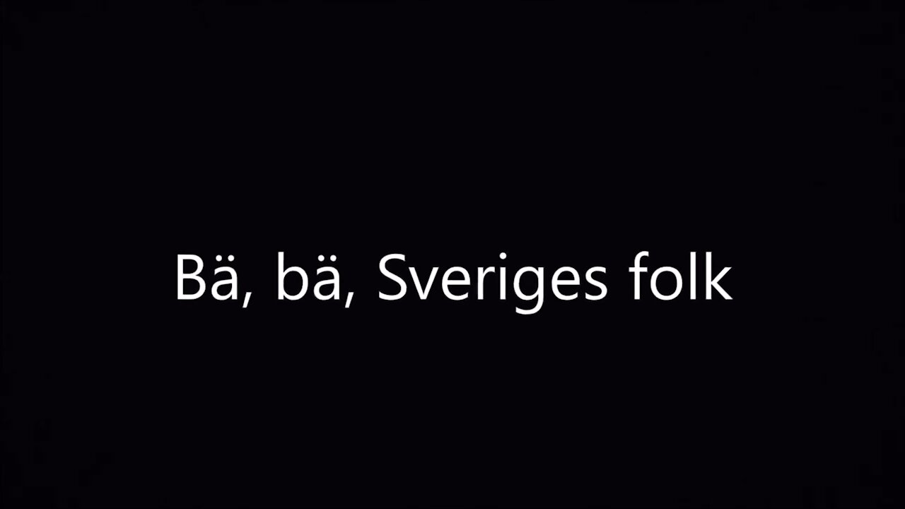 Bä, bä, Sveriges folk (sång)