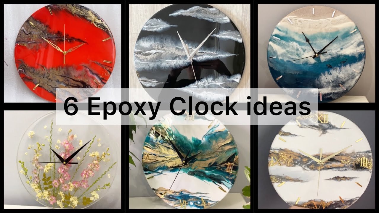 Ideas for epoxy resin watches!