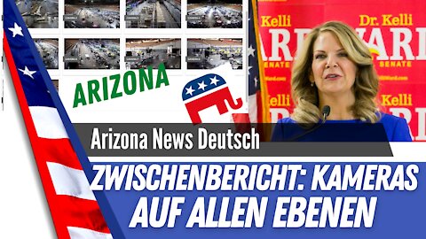 Arizona Forensische Wahlzettelauszählung unter Kameras.