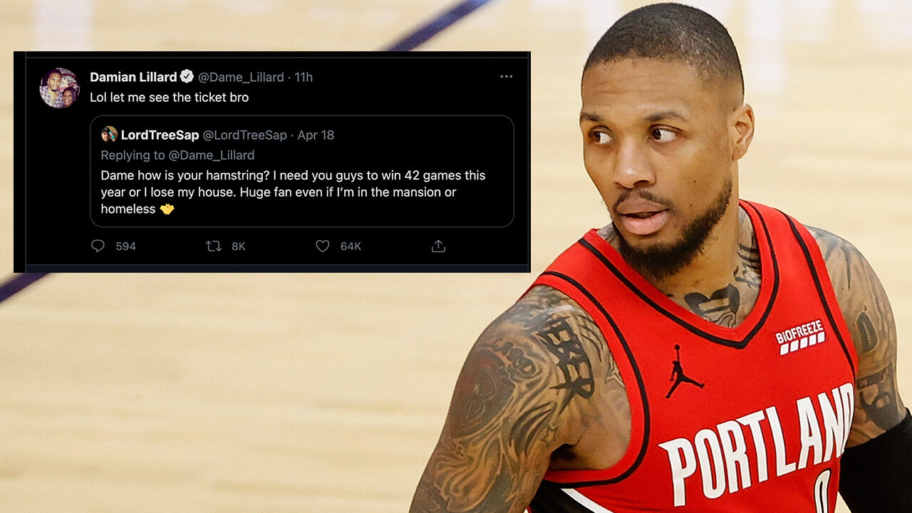 Fan DRAGGED For Lying About Betting His House On Blazers After Damian Lillard Asked Him To Prove It