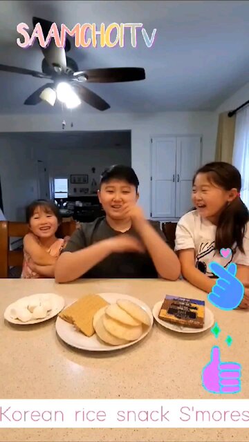 Rice snack S'mores