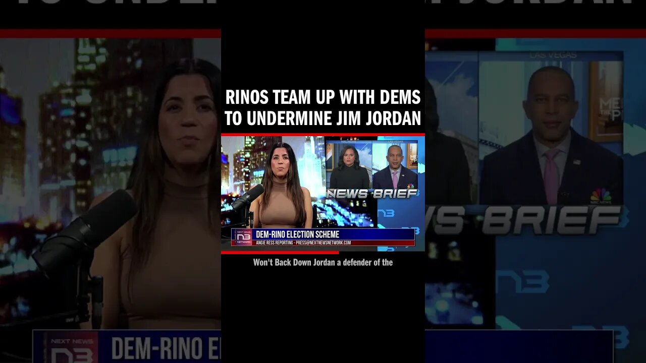 RINOs Team Up with Dems to Undermine Jim Jordan