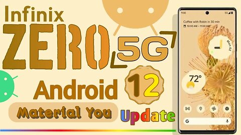 Infinix Zero 5G latest Update Material You