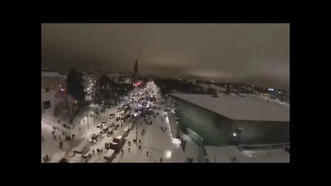 FINLAND FREEDOM CONVOY 2022 - DRONE FOOTAGE