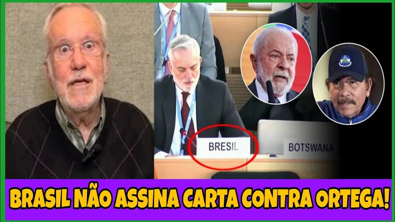 ONÚ Pressiona O Brasil E Embaixador Do Brasil Passa Pano Para Nicarágua!