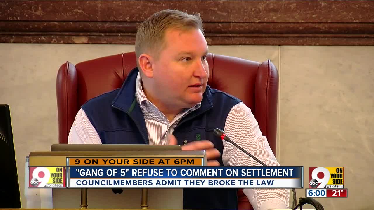 City Council 'Gang of Five' refuse to comment on settlement