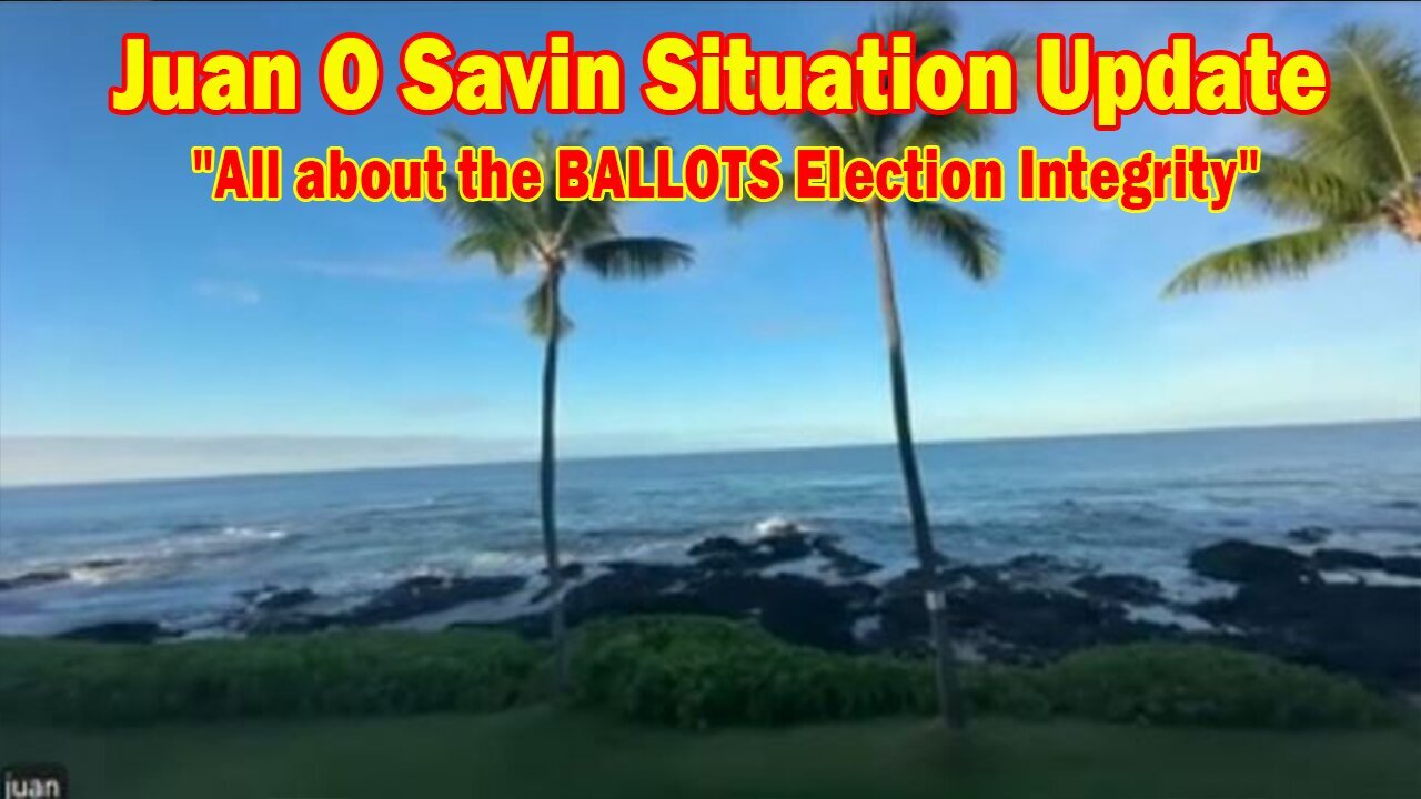 Juan O Savin & Truth Seekers Situation Update Nov 4: "All about the BALLOTS Election Integrity"