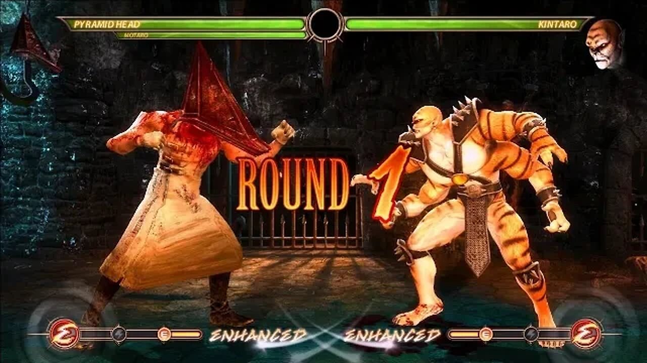 Pyramid Head & Motaro Vs Kintaro Mortal Kombat 9 Mod