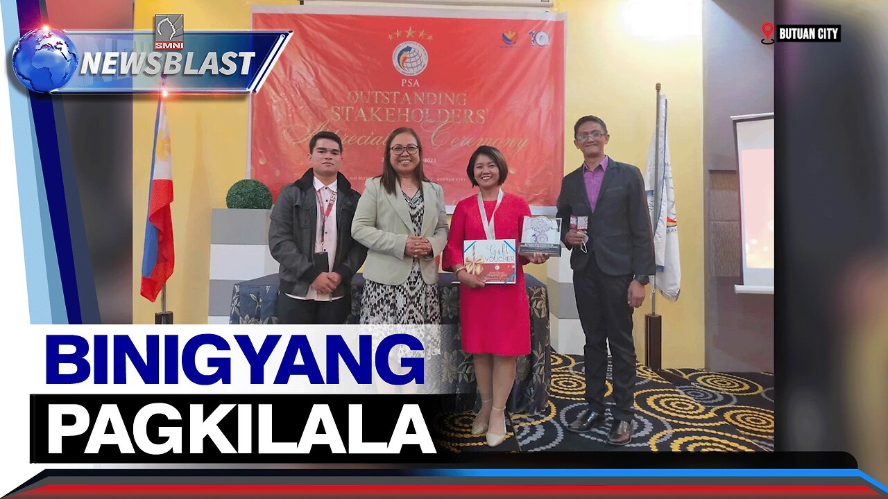 SMNI, binigyang pagkilala ng PSA-Caraga