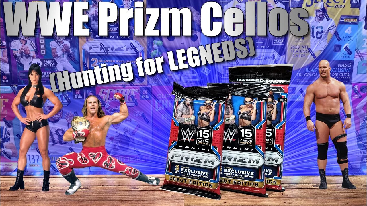 2022 Prizm WWE Cellos | Hunting for Red, White & Blue LEGENDS!