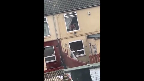 Back Garden Stick Fight Gone Wrong