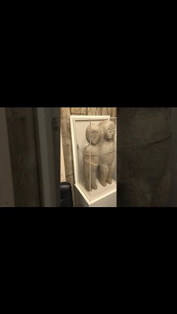 Moon-eyed People Statue Cherokee County Historical Museum