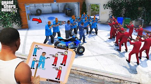 Franklin Using Magical Painting To Become Biggest Gang Leader In Gta 5!