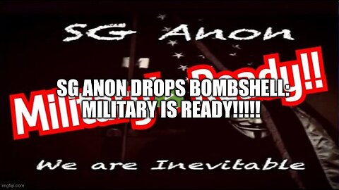 Sg Anon Drops Bombshell With Michael Jaco- Military'S Ready!!!!!