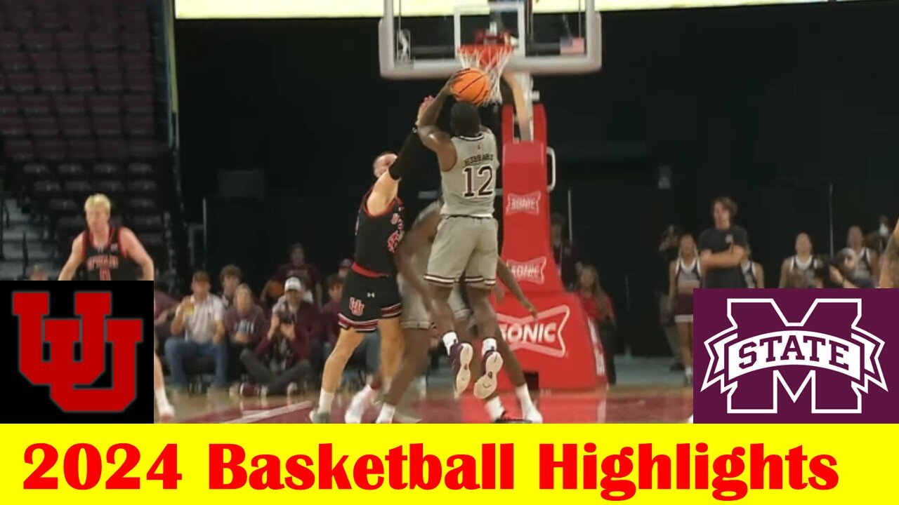 Utah vs Mississippi State Basketball Game Highlights 11 17 2024