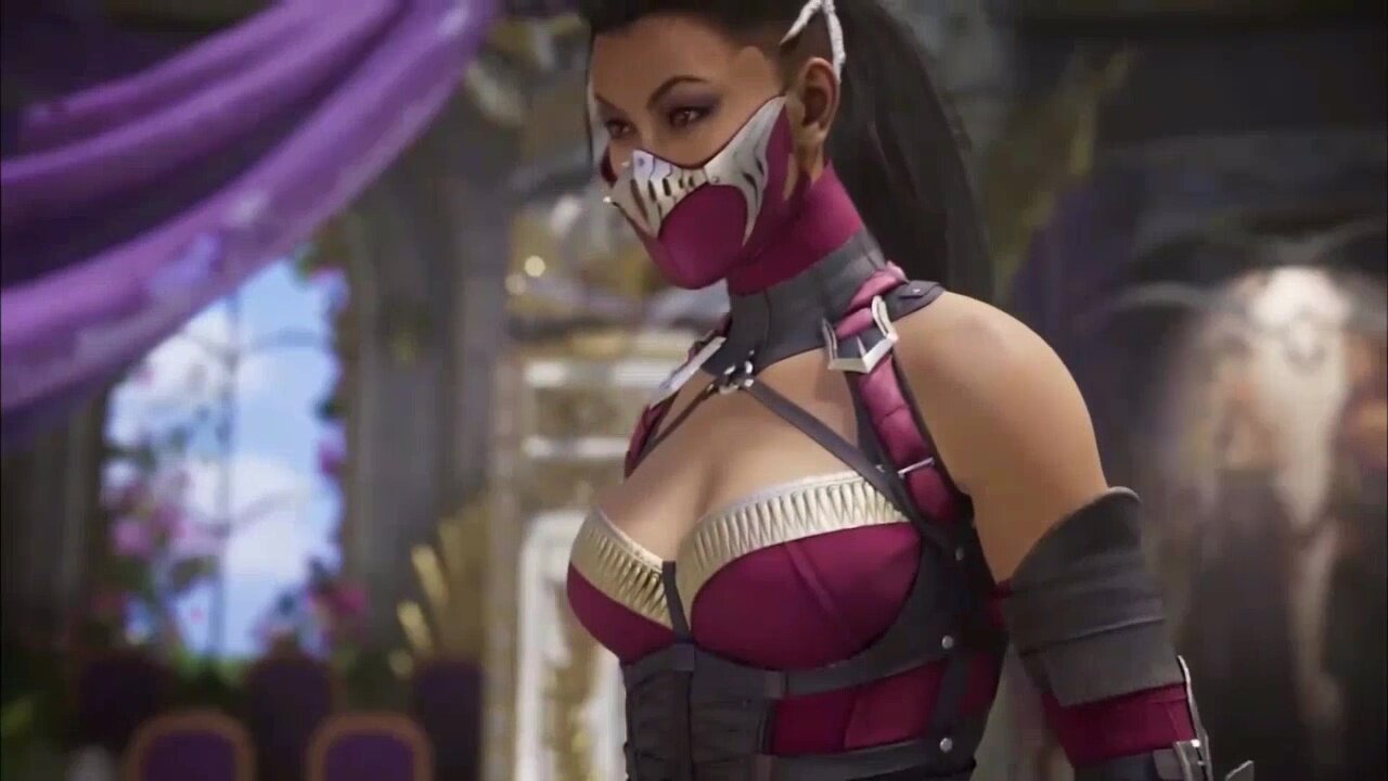 Mileena's moist mouth