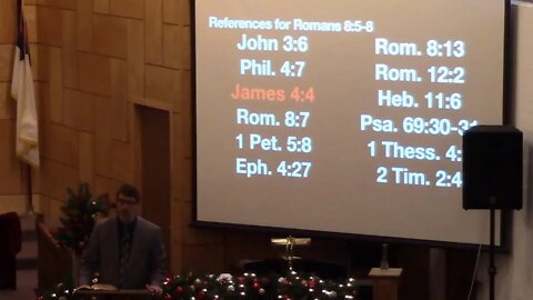 Romans 8:5-8 Sunday School 12/5/21