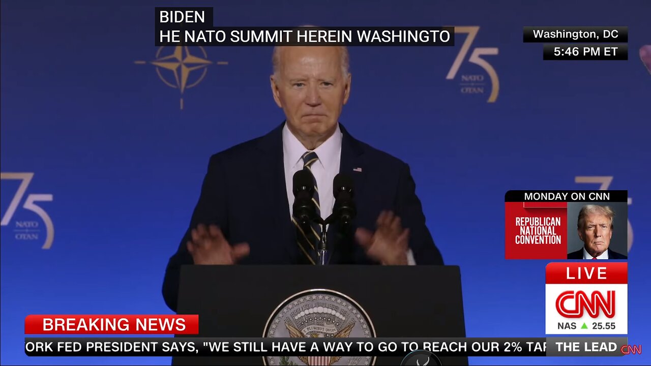 Biden gives closely watched speech at NATO summit