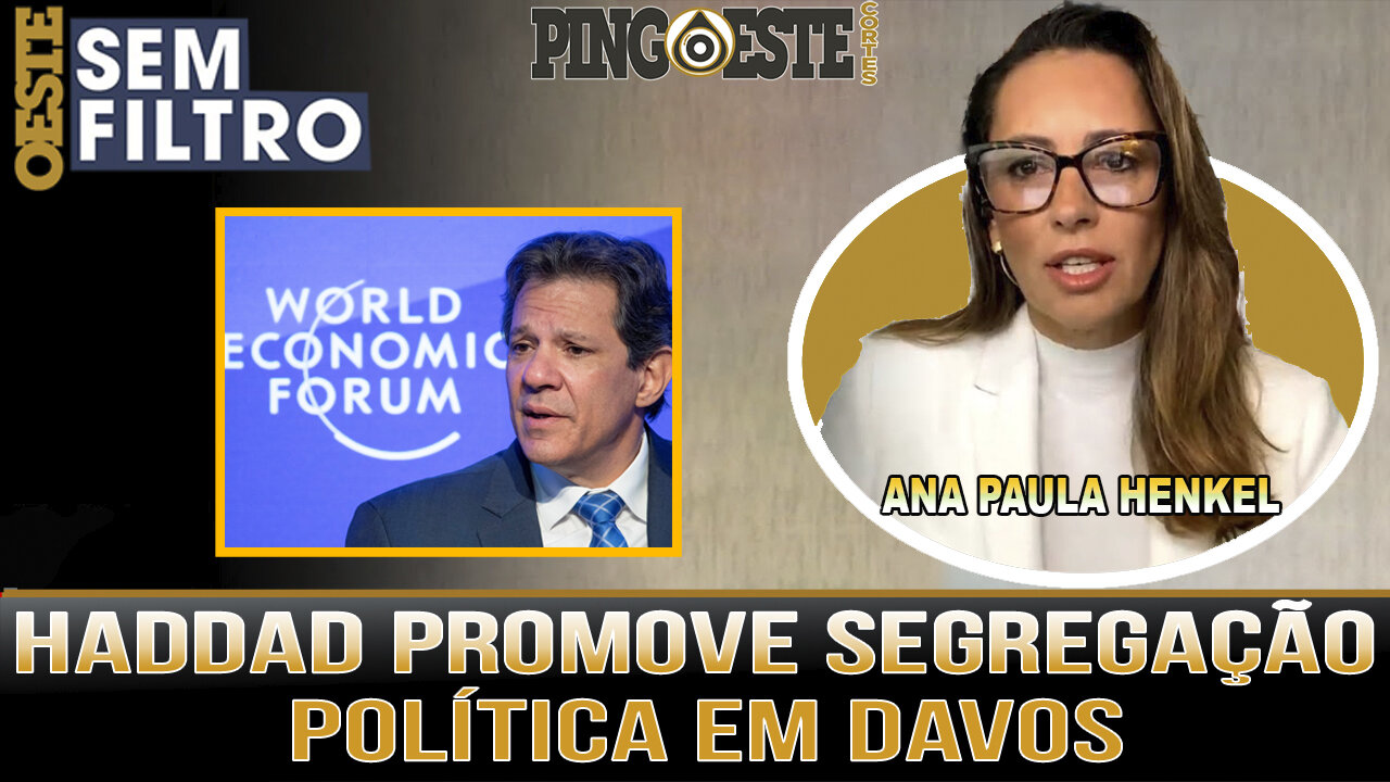 Fernando Haddad promove segregação política e vai ser processado [ANA PAULA HENKEL]