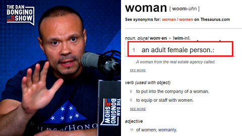 Bongino answers: What is a WOMAN?