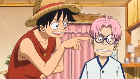 Luffy meets Coby