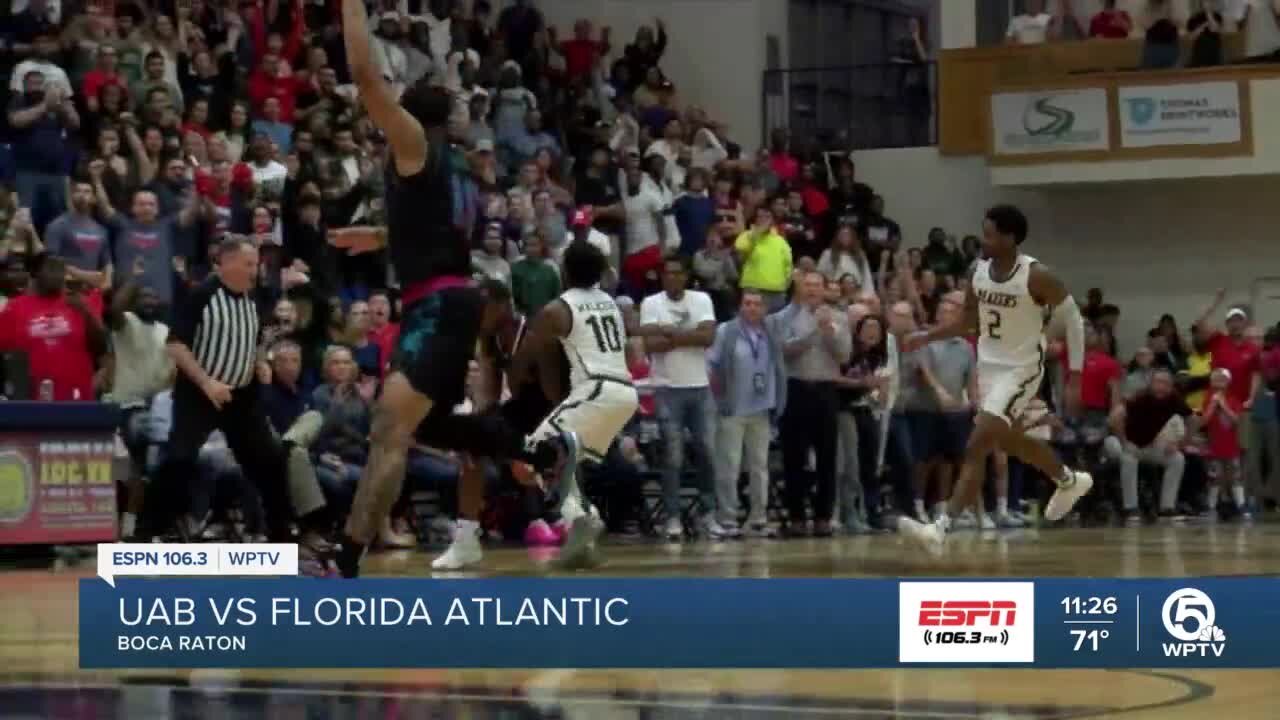 FAU basketball stays hot, beats UAB