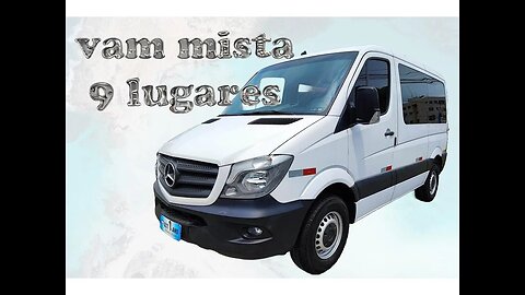 MERCEDES SPRINTER MISTA CAMIONETE 9 LUGARES 2019 - www.multivans.com.br