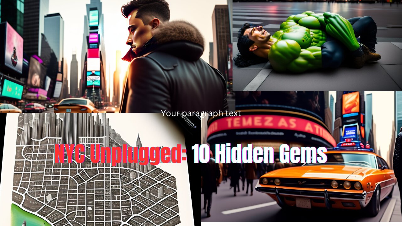 NYC Unplugged: 10 Hidden Gems You Won't Find in Tourist Brochures