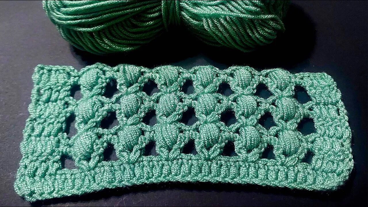 ♾️How to crochet lace stitch