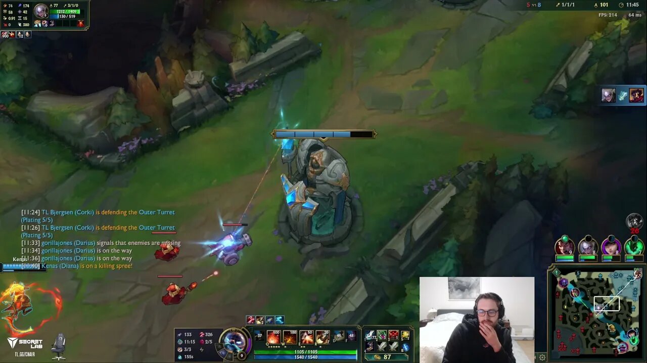 Bjergsen - Diana is not balanced