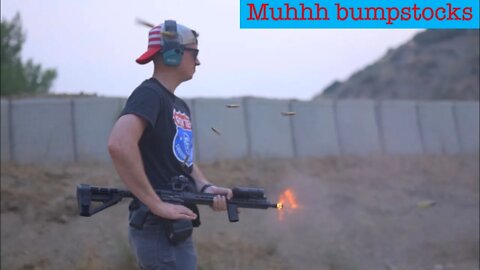 Drum Mag Bumpfire - NOT full auto #Shorts