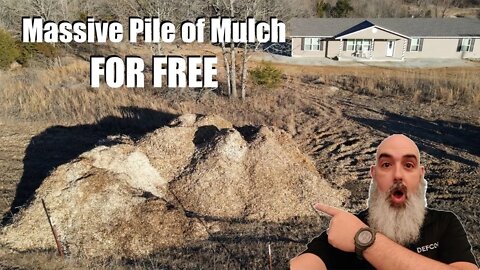 Free Mulch and Starting our Garden