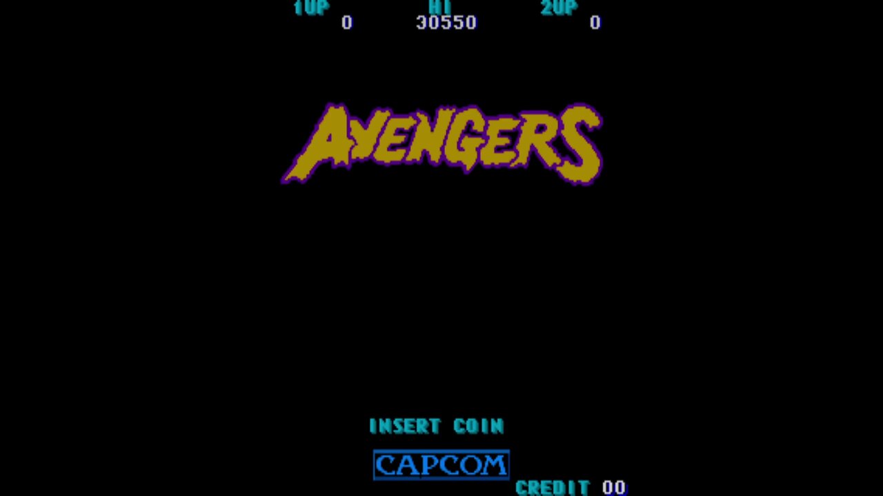 Avengers Arcade Game, Capcom 1987, playthrough