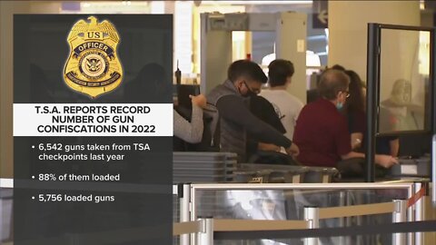 TSA stopping about 18 firearms per day at checkpoints