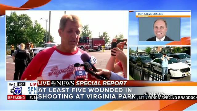 Sen Jeff Lake on scene of Virginia Shooting
