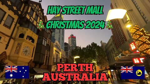 Christmas in Perth 2024🎄: A Walking Tour of Hay Street Mall